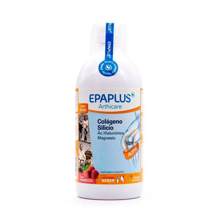 Epaplus Colágeno + Silicio + Hialurónico + Magnesio Frambuesa 1L