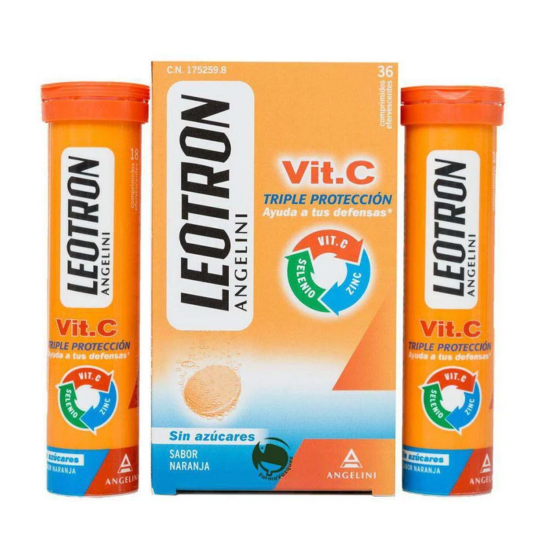 Leotron Vitamina C 36 Comprimidos. Eferv.
