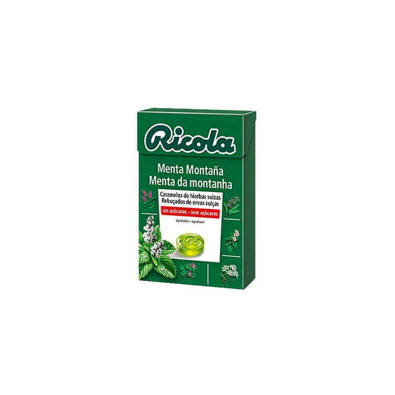 Ricola Caramelos Menta Montaña Sin Azúcar 50 Gr