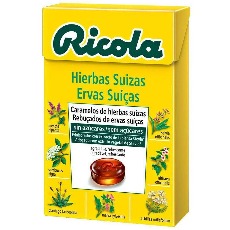 Ricola Caramelos Hierbas Suizas Con Stevia Sin Azucar