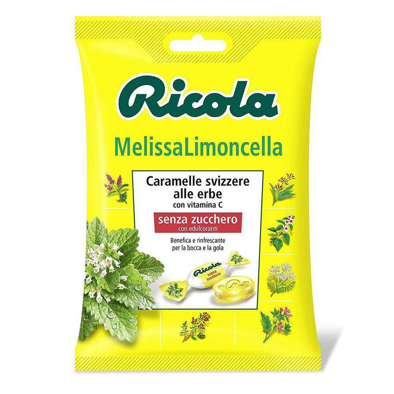 Ricola Caramelos Limón Sin Azúcar Bolsa 70 Gr