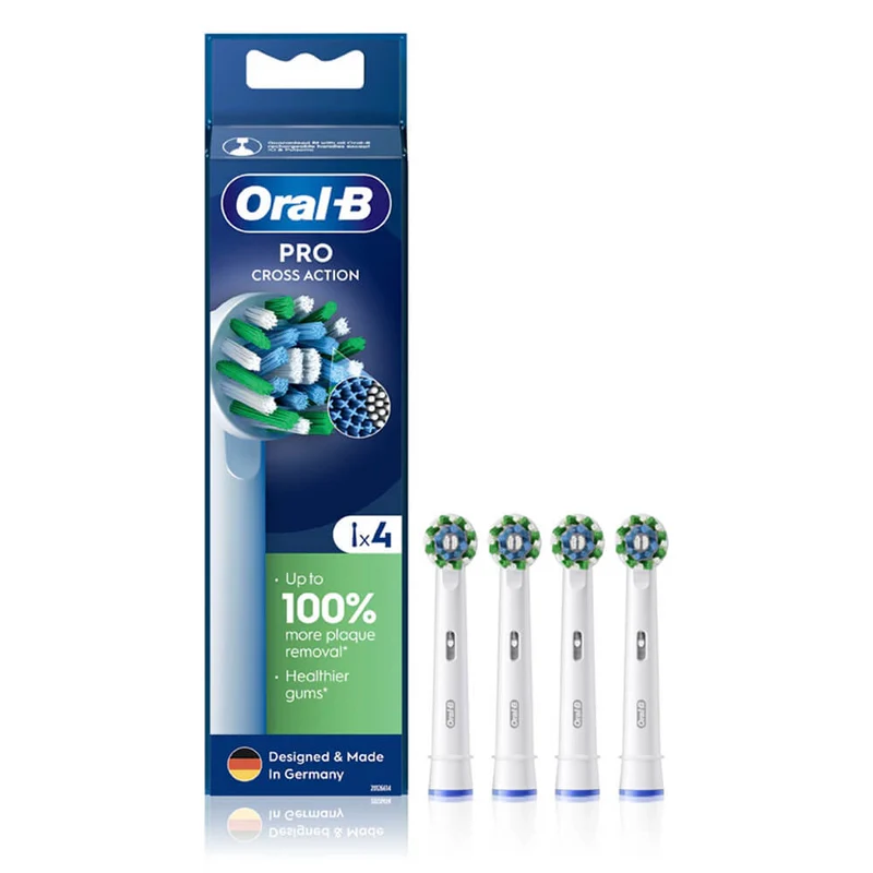 Oral-B Cross Action Recambio Cepillo Eléctrico 4 Unidades
