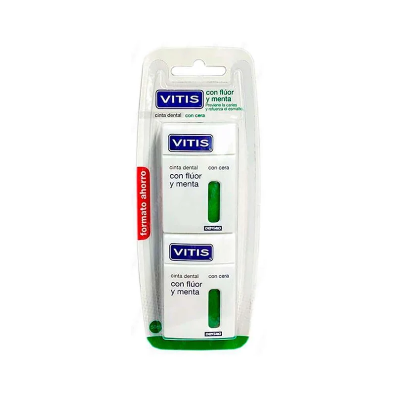 Vitis Seda Dental Con Flúor Y Menta 50 m Duplo