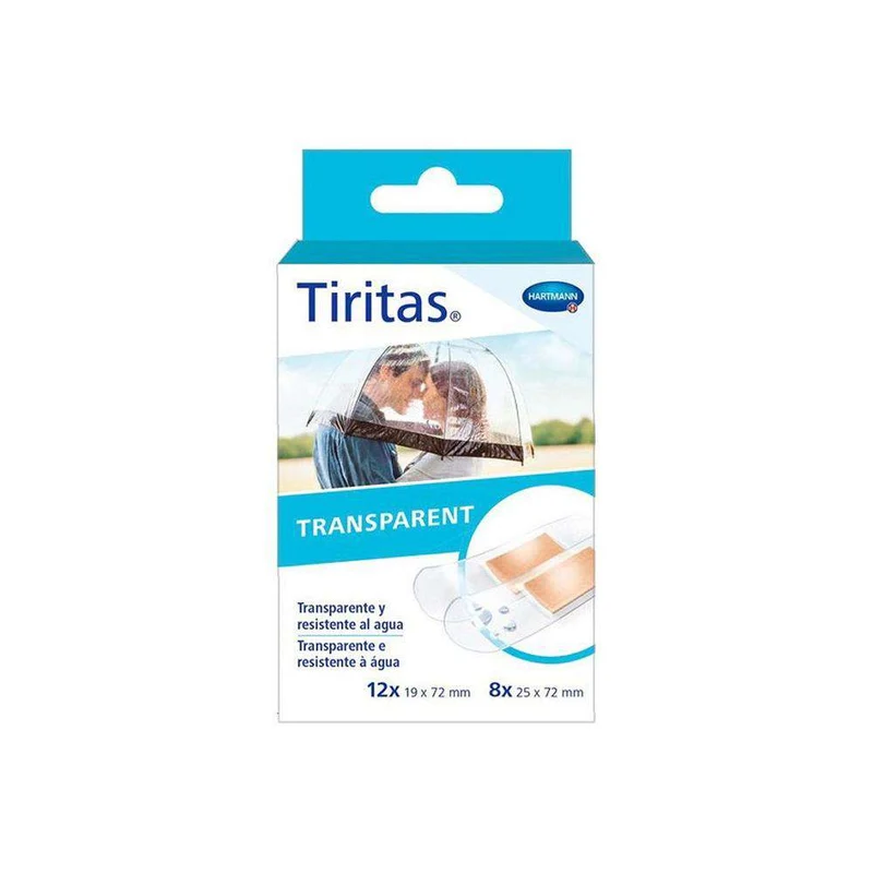 Tiritas Apósito Adhesivo Transparente 2 Tamaños