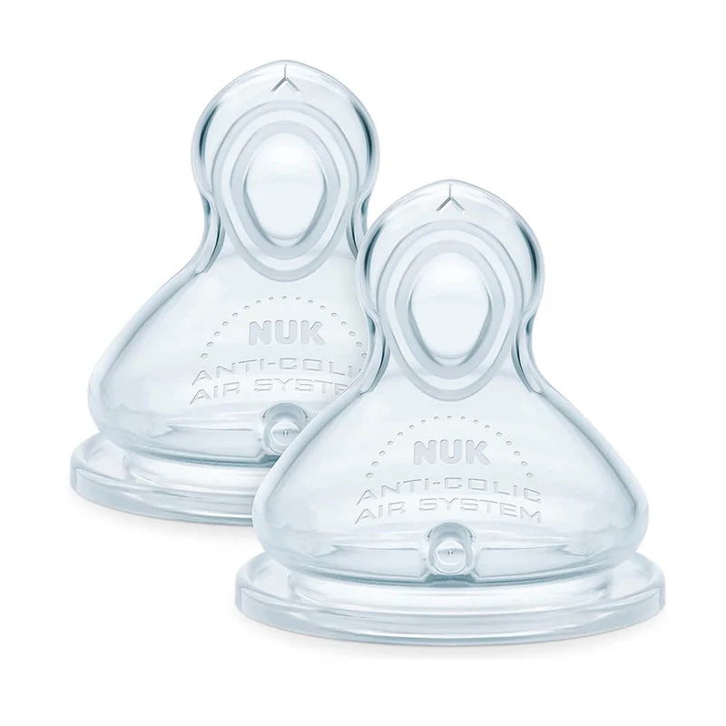 Nuk Tetina First Choice Silicona Alimento T.2 (L) 6-18M 2 Unidades