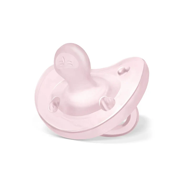 Chicco Chupete Todosilicona Physio Soft Rosa 2-6M
