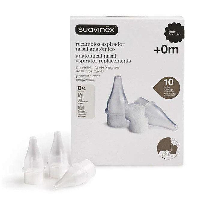 Suavinex Aspirador Nasal Anatómico 10 Recambios