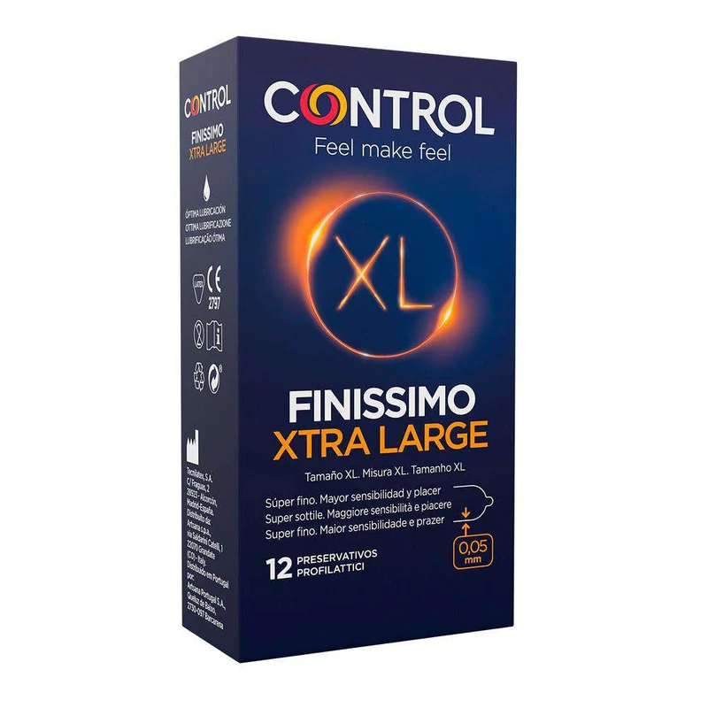 Control Preservativos Finissimo Xl 12 Unidades