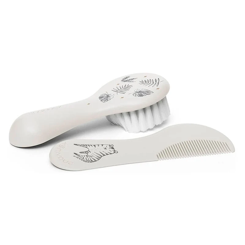 Suavinex Cepillo Y Peine Infantil Soft Blanco-Gris