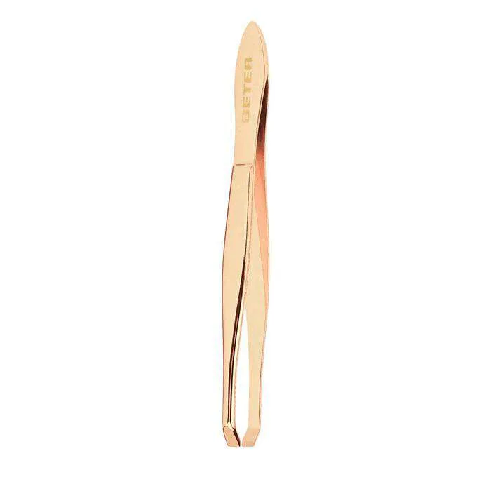 Beter Pinzas Depilar Punta Cangrejo Dorada 9,3 Cm