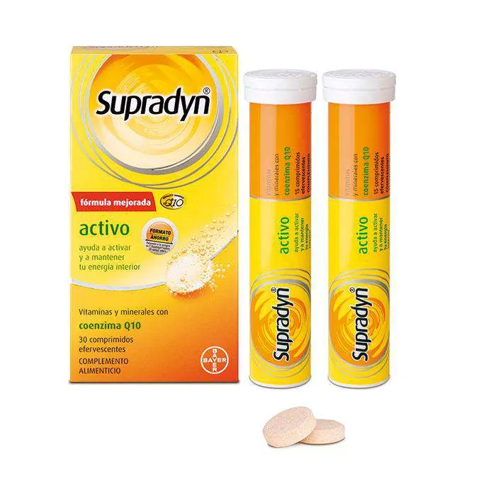 Supradyn Activo 30 Comprimidos Efervescentes