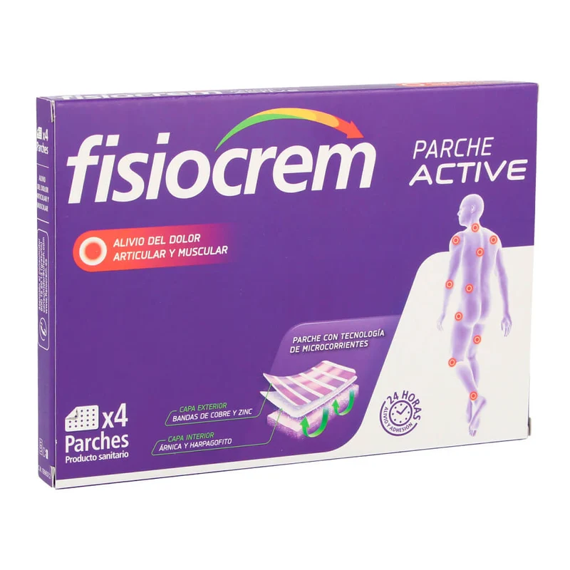 Fisiocrem Parche Active 4 Unidades