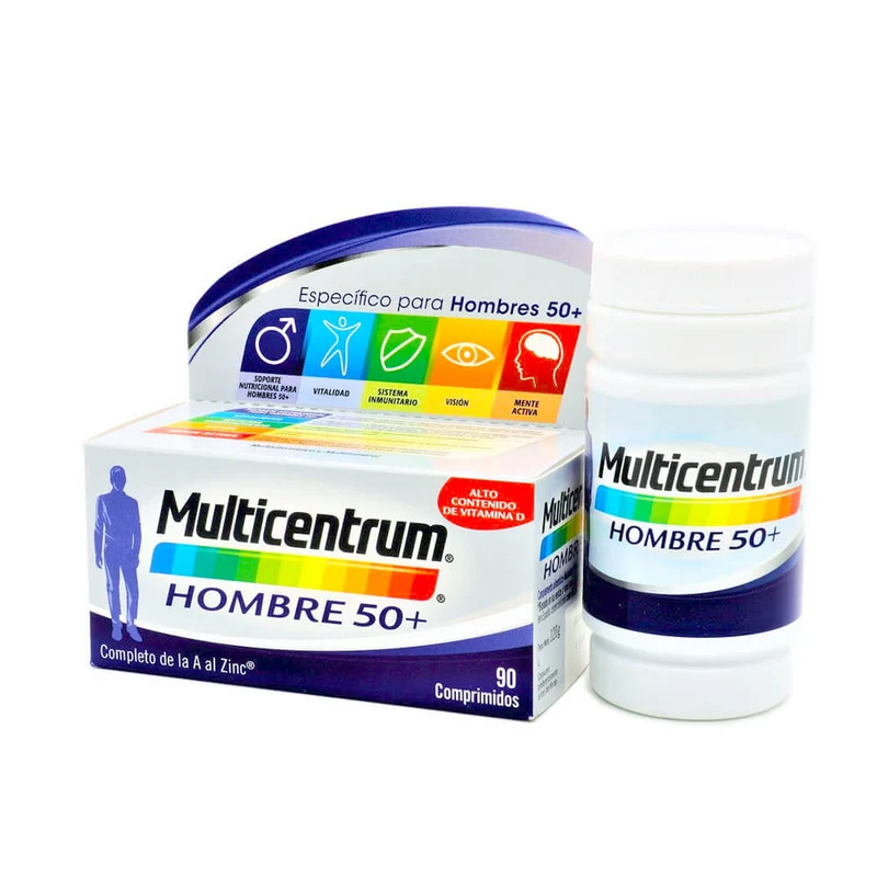 Multicentrum Hombre 50+ 90 Comprimidos