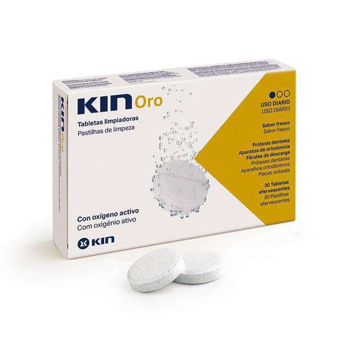 Kin Oro Tabletas Limpiadoras Limpieza 30 Unidades