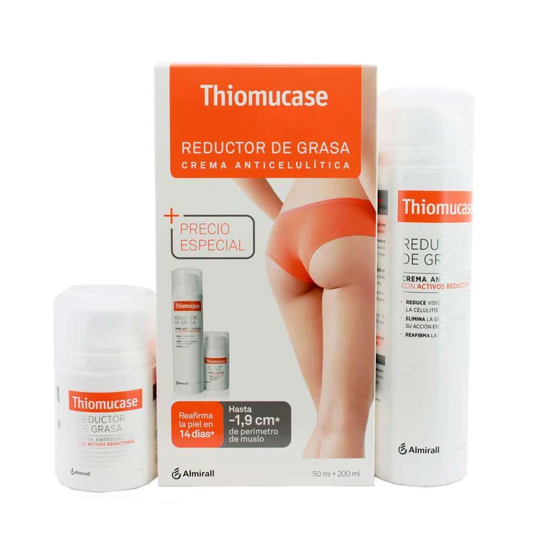 Thiomucase Anticelulítico Crema 200 + 50 ml Pack