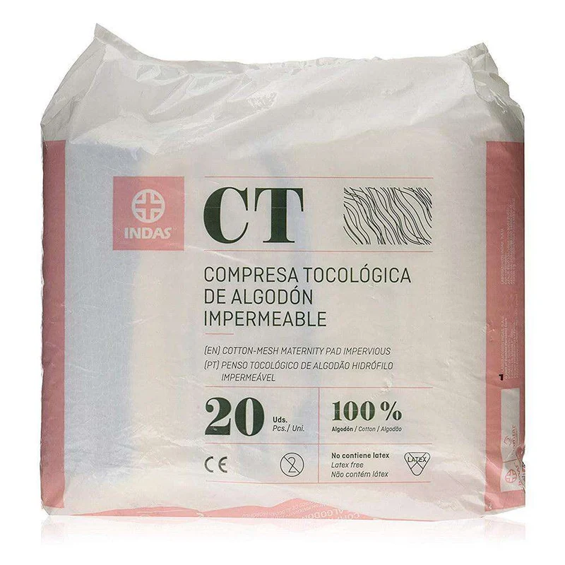 Maternity Compresas Tocológicas Algodón 20 U