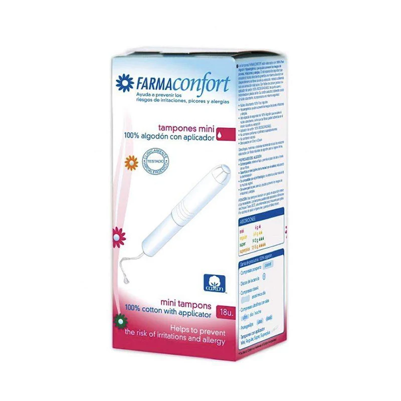 Farmaconfort Tampones Mini Con Aplicador 18 Unidades