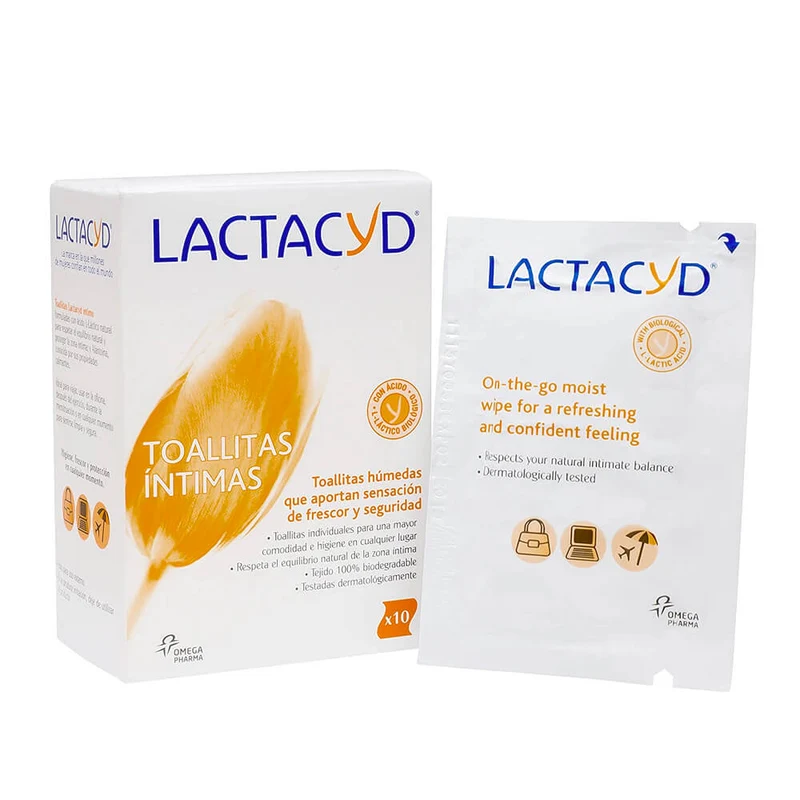 Lactacyd Higiene Íntima 10 Toallitas