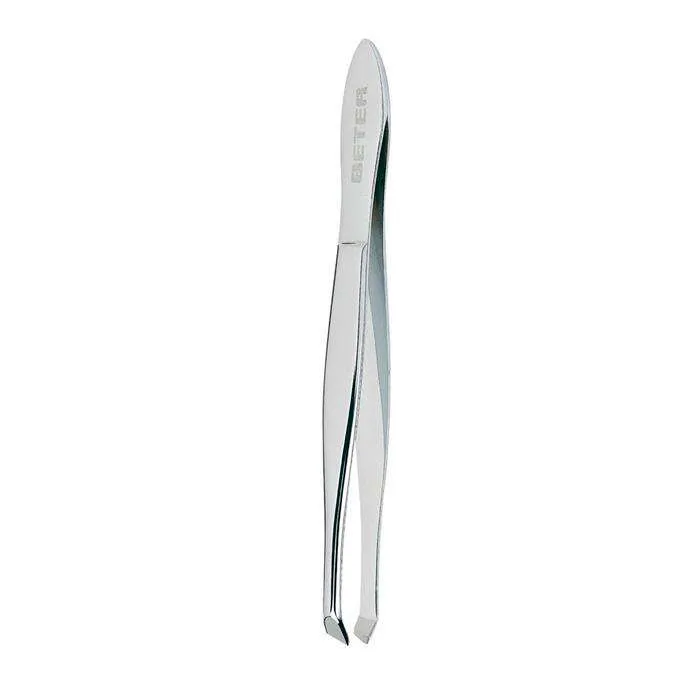 Beter Pinzas Depilar Punta Cangrejo Cromada 9.3 Cm