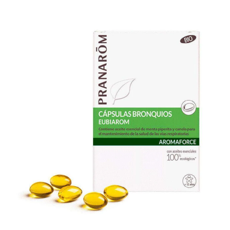 Pranarom Aromaforce Bronquios Eubiarom 30 Cápsulas