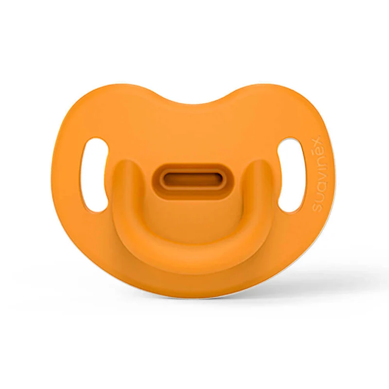 Suavinex Chupete Todosilicona Sxpro Anatómico Naranja-Teja 6-18M 1 Unidad 174008