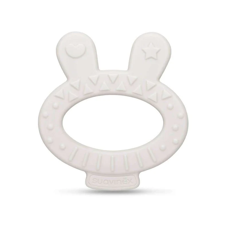 Suavinex Mordedor Silicona Conejo +Caja Baby Gris 179057