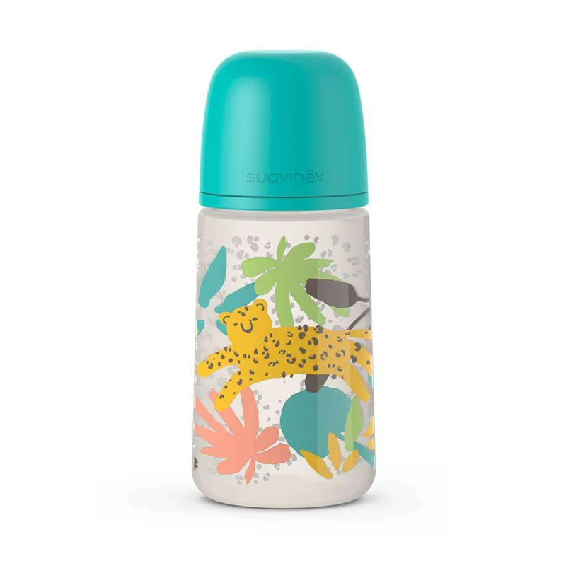 Suavinex Biberón Silicona Sx Pro Fisiológico Flujo M Verde Dreams 270 ml 199255