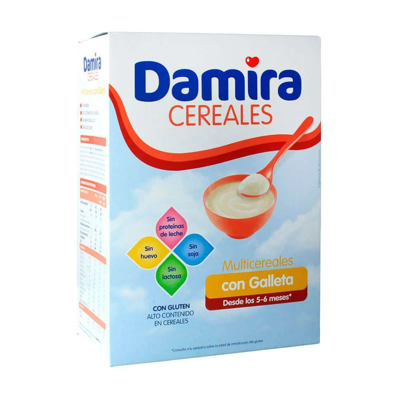 Damira Papilla Multicereales Con Galleta 600 Gr