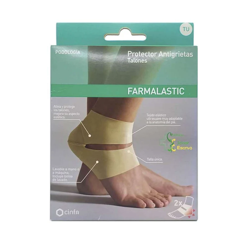 Farmalastic Protector Antigrietas Talones Talla Única