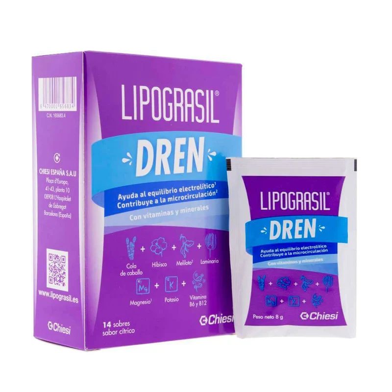 Lipograsil Dren 14 Sobres Sabor Cítrico