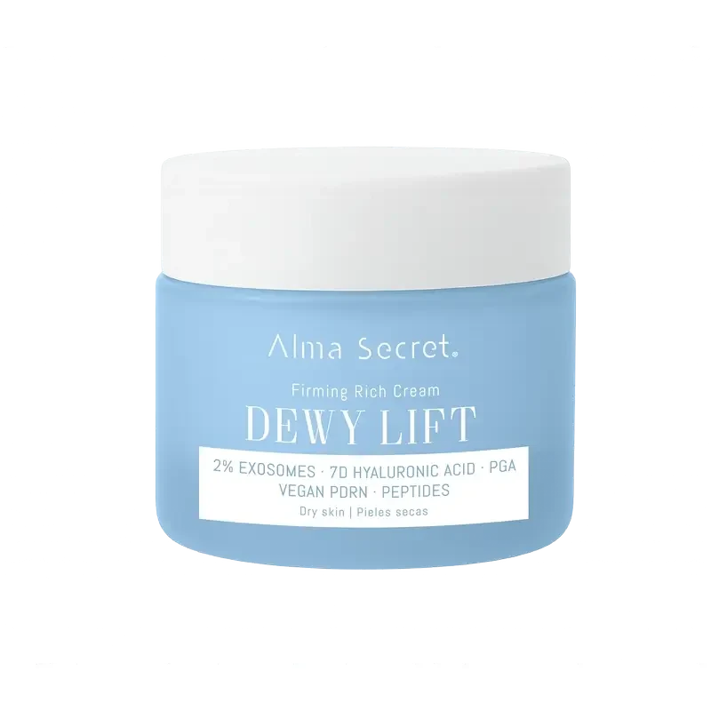 Alma Secret Crema Día Reafirmante Dewy Lift Rich - Piel Seca, 50 Ml