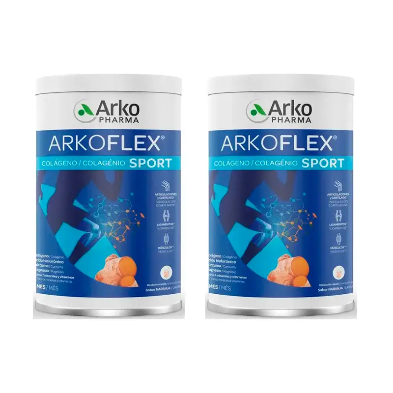 Arkopharma Arkoflex DoleXpert Colágeno Sabor Naranja, 2X390 gr