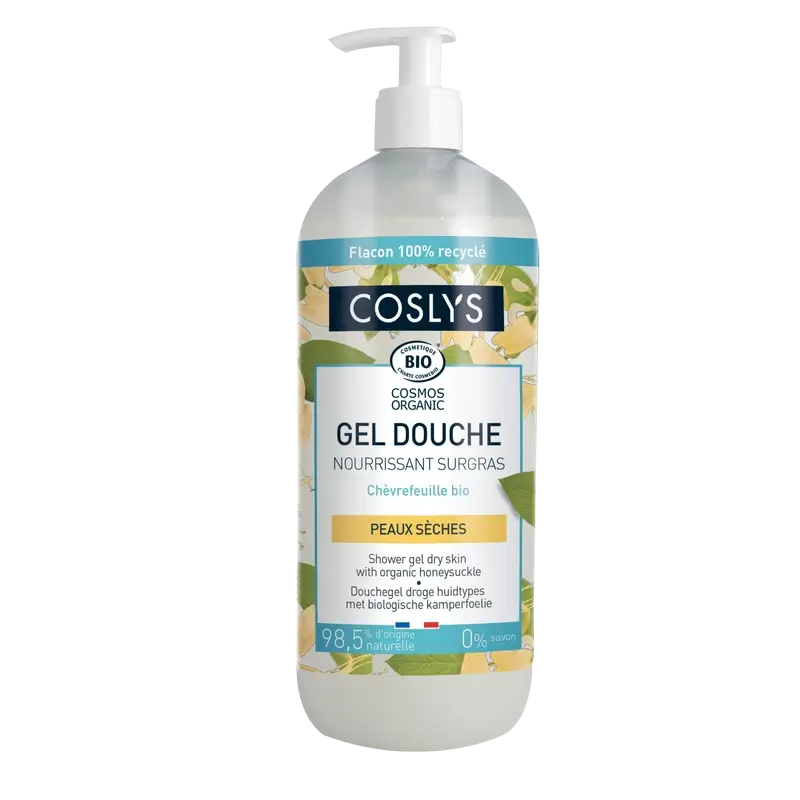 Coslys Gel De Ducha Extragraso Madreselva Piel Seca, 1000 ml
