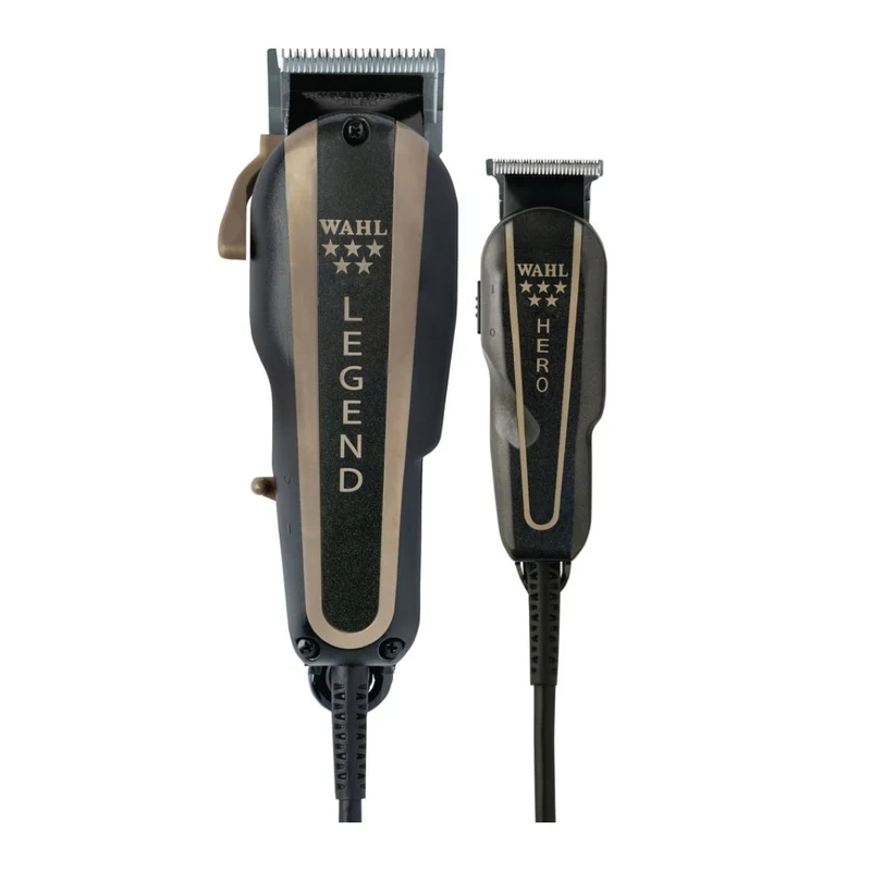 Wahl Set Cortadora de Cabello Profesional Alámbrica Barber Pro, 8180-108