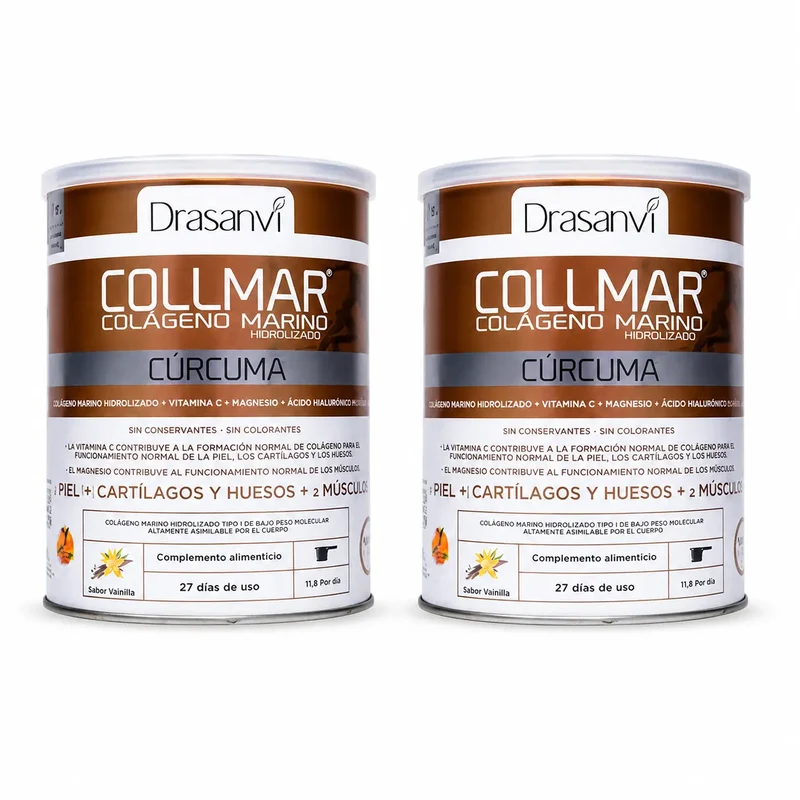 Collmar Drasanvi Magnesio Curcuma Vainilla , 2X300 Gr