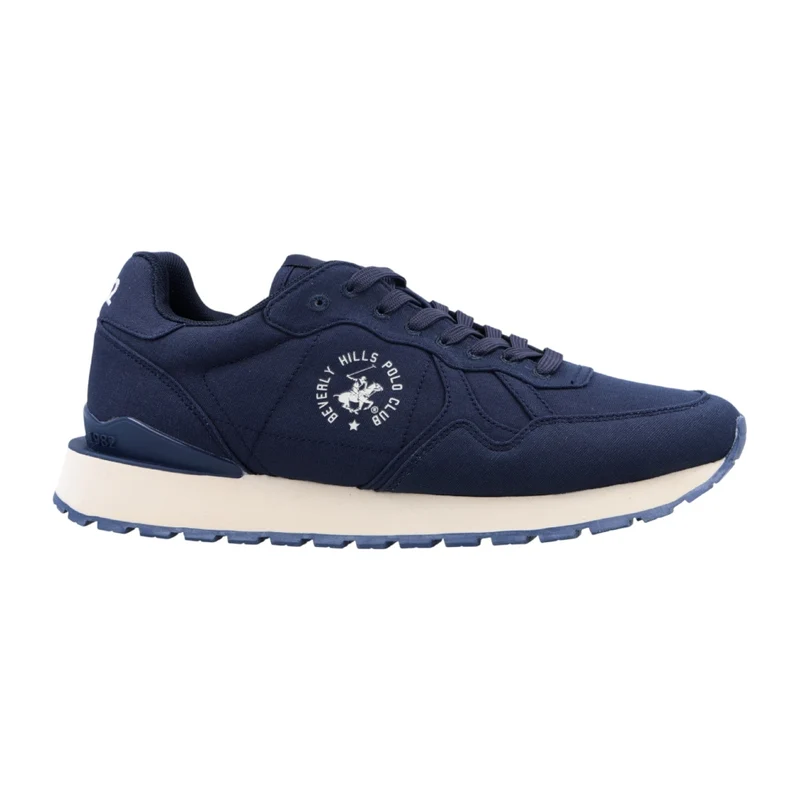 Beverly Hills Polo Club Tenis Canvas Navy, para Hombre