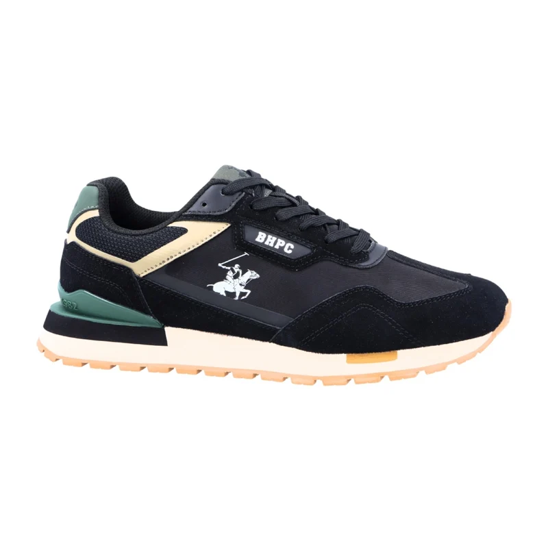 Beverly Hills Polo Club Tenis Triumph Negro/Verde, para Hombre